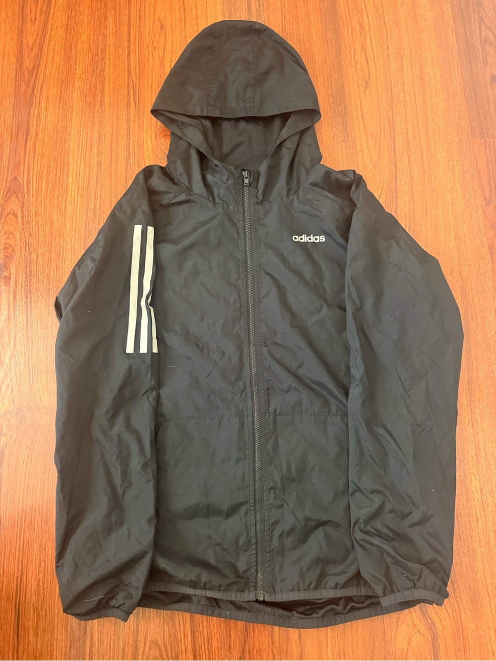 Adidas Three Striped Windbreaker
